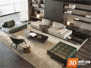 Sofa Minotti Skp Files 